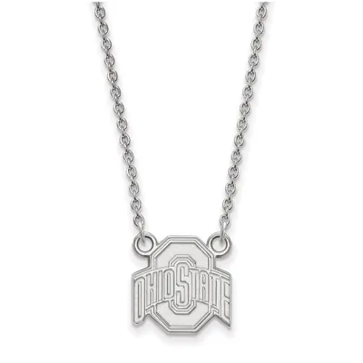 Ohio State Buckeyes Women's Sterling Silver Pendant Necklace