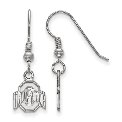 Ohio State Buckeyes Women's Sterling Silver XS Dangle Earrings