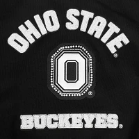 Women's Pro Standard  Black Ohio State Buckeyes Pearl Cropped Pullover Sweatshirt