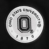 Women's Pro Standard  Black Ohio State Buckeyes Pearl Cropped Pullover Sweatshirt