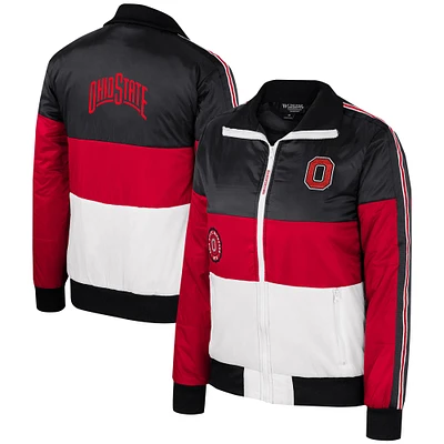 Veste matelassée entièrement zippée The Wild Collective Scarlet Ohio State Buckeyes pour femmes