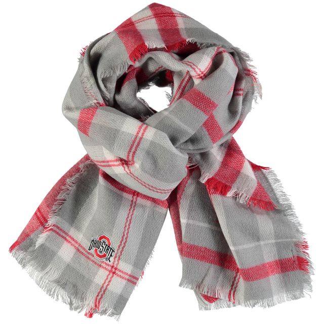 Écharpe ZooZatz Ohio State Buckeyes Tartan pour femme