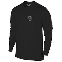 Youth Black Ohio State Buckeyes College Football Playoff 2024 National Champions Score Long Sleeve T-Shirt