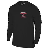 Youth Black Ohio State Buckeyes College Football Playoff 2024 National Champions Tour Long Sleeve T-Shirt