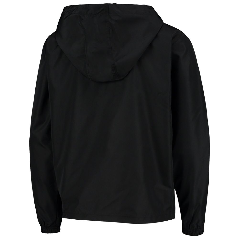 Youth Champion Black Ohio State Buckeyes Pack & Go Quarter-Zip Windbreaker Jacket