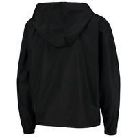 Youth Champion Black Ohio State Buckeyes Pack & Go Quarter-Zip Windbreaker Jacket