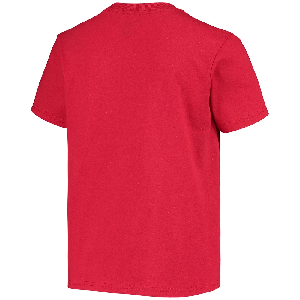 Youth Champion Scarlet Ohio State Buckeyes Basketball T-Shirt