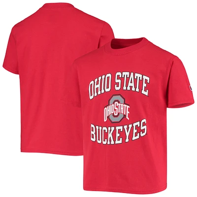 Champion de la jeunesse Scarlet Ohio State Buckeyes Circling Team Jersey T-shirt