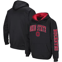 Sweat à capuche noir pour jeunes Colosseum Ohio State Buckeyes 2-Hit