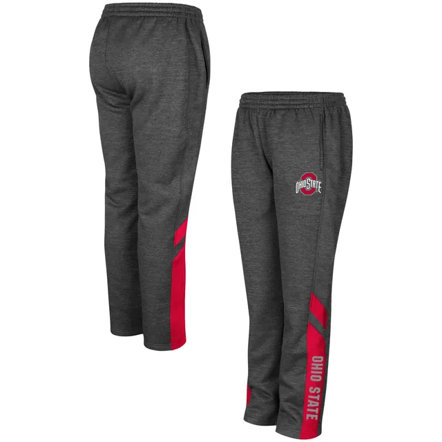 Men's Colosseum Scarlet Ohio State Buckeyes Fleece Pants