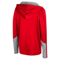 Youth Colosseum Scarlet Ohio State Buckeyes Hansel Quarter-Zip Hoodie