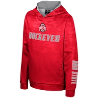 Sweat à capuche haute tension Colosseum Scarlet Ohio State Buckeyes pour jeunes