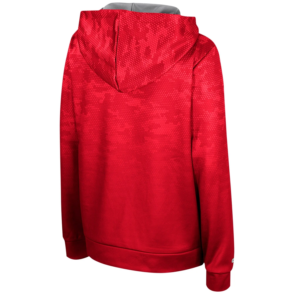 Sweat à capuche haute tension Colosseum Scarlet Ohio State Buckeyes pour jeunes
