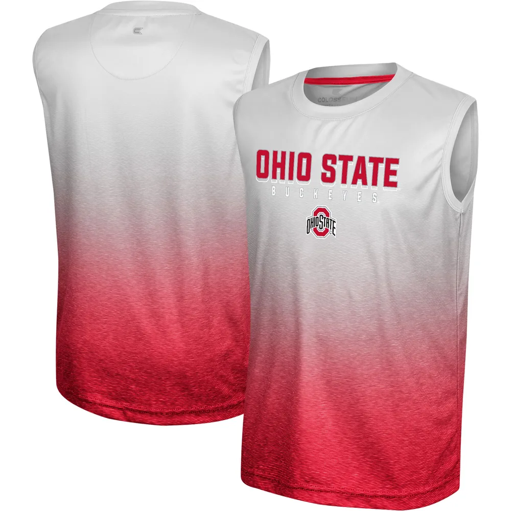 Men's Mitchell & Ness Eddie George Scarlet Ohio State Buckeyes