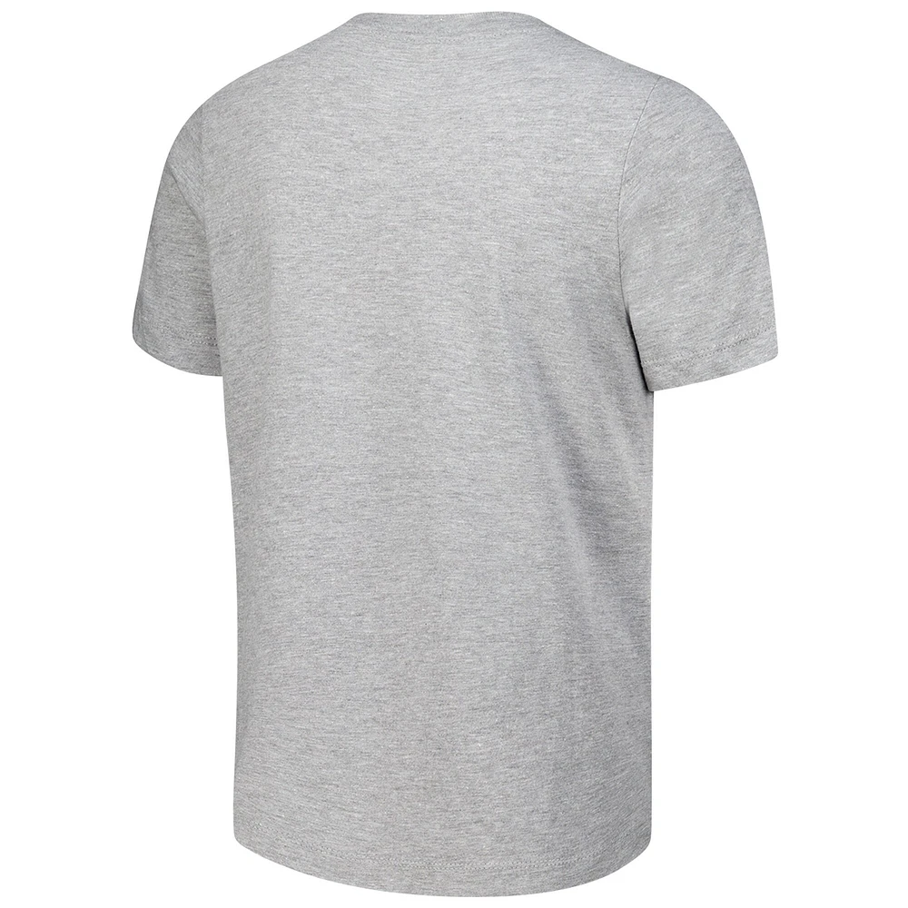 T-shirt pour casque Nike Ohio State Buckeyes gris chiné jeune