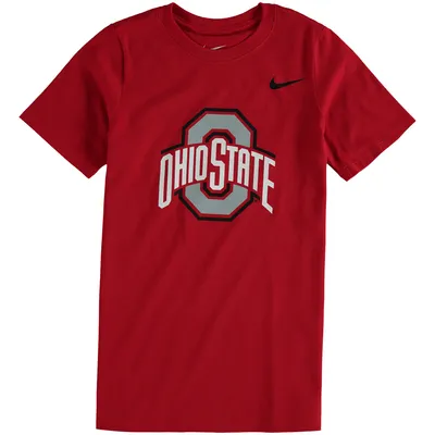Ohio State Buckeyes Nike Youth Cotton Logo T-Shirt - Scarlet