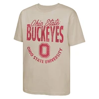 Youth Tan Ohio State Buckeyes News Flash T-Shirt