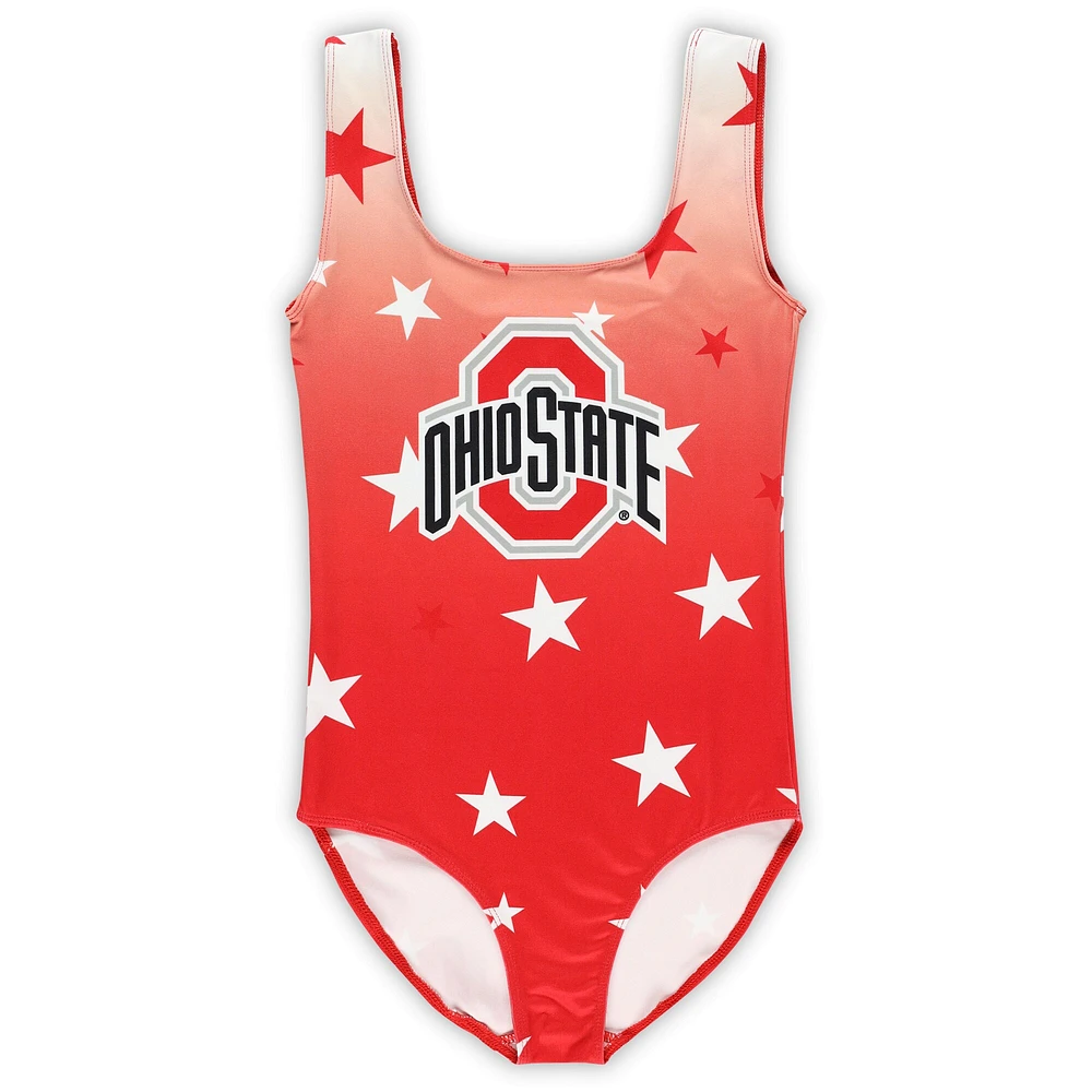 Youth ZooZatz Scarlet Ohio State Buckeyes Dance Leotard
