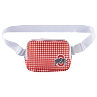 ZooZatz Ohio State Buckeyes Sac banane à carreaux vichy