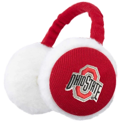 ZooZatz  Scarlet Ohio State Buckeyes Fashion Knit Earmuffs