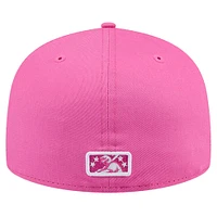 Men's New Era Pink Oklahoma City 89ers Theme Night  59FIFTY Fitted Hat