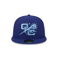Men's New Era  Blue Oklahoma City Baseball Club Theme Nights 59FIFTY Fitted Hat