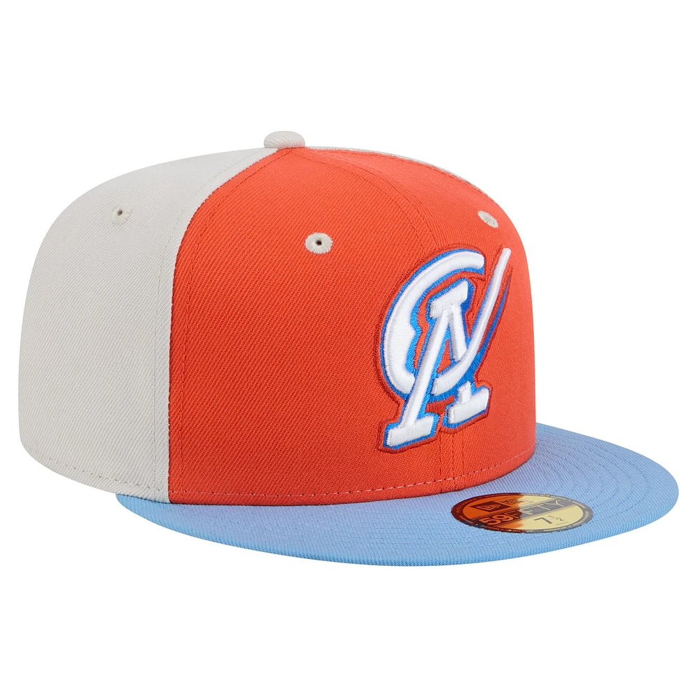 Men's New Era Orange Oklahoma City Baseball Club Copa de la Diversión 59FIFTY Fitted Hat