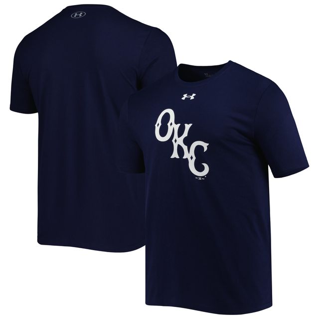 Oklahoma City Dodgers Under Armour Wordmark T-Shirt - Navy