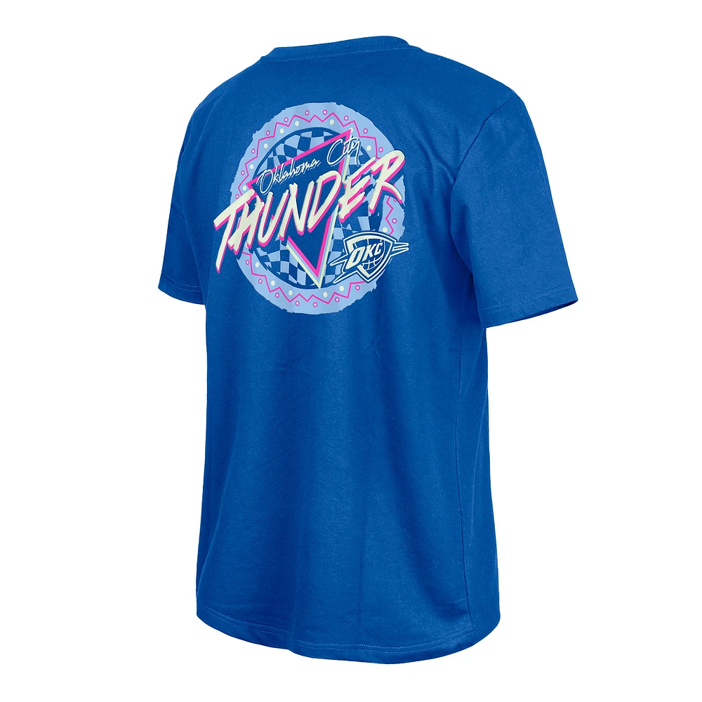 New Era  Blue Oklahoma City Thunder Glow-in-the-Dark T-Shirt