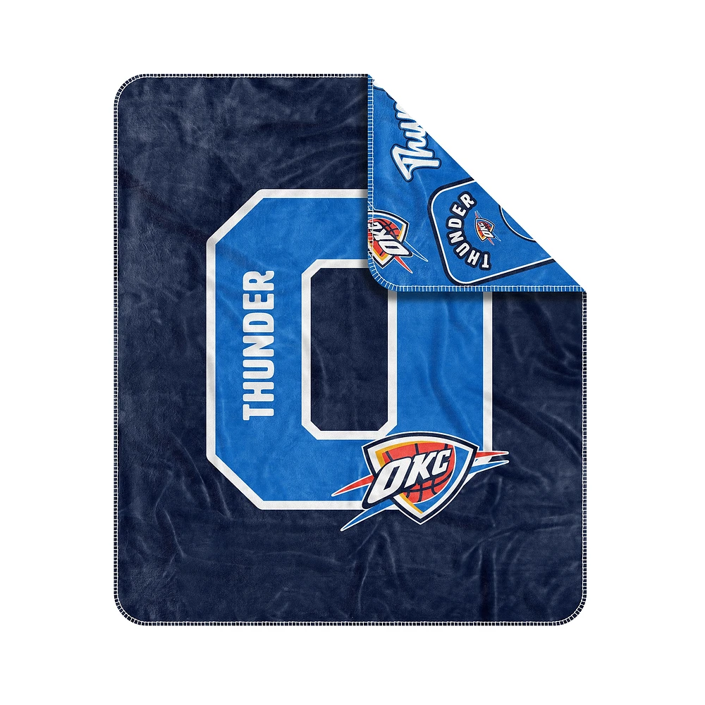  Oklahoma City Thunder 50" x 60" Dream Weave Throw Blanket