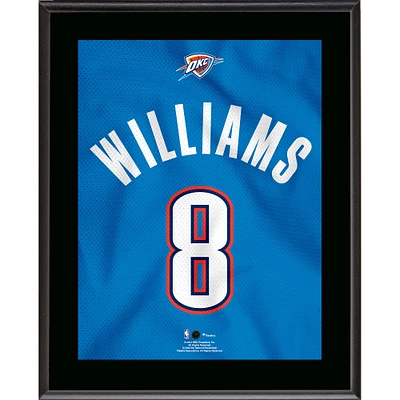Jalen Williams Oklahoma City Thunder 10.5" x 13" Jersey Number Sublimated Player Plaque