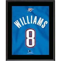 Jalen Williams Oklahoma City Thunder 10.5" x 13" Jersey Number Sublimated Player Plaque
