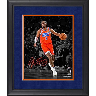 Jalen Williams Oklahoma City Thunder Facsimile Signature Framed 11" x 14" Spotlight Photograph