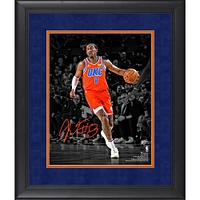 Jalen Williams Oklahoma City Thunder Facsimile Signature Framed 11" x 14" Spotlight Photograph
