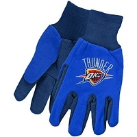 McArthur Oklahoma City Thunder Two-Tone Utility Gloves - Royal Blue-Navy Blue