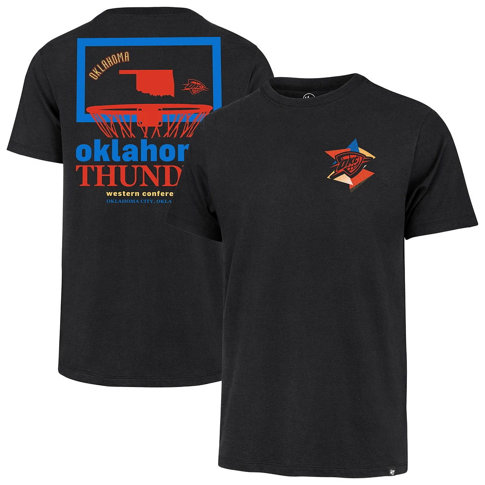 Men's '47  Black Oklahoma City Thunder Edition Backboard T-Shirt
