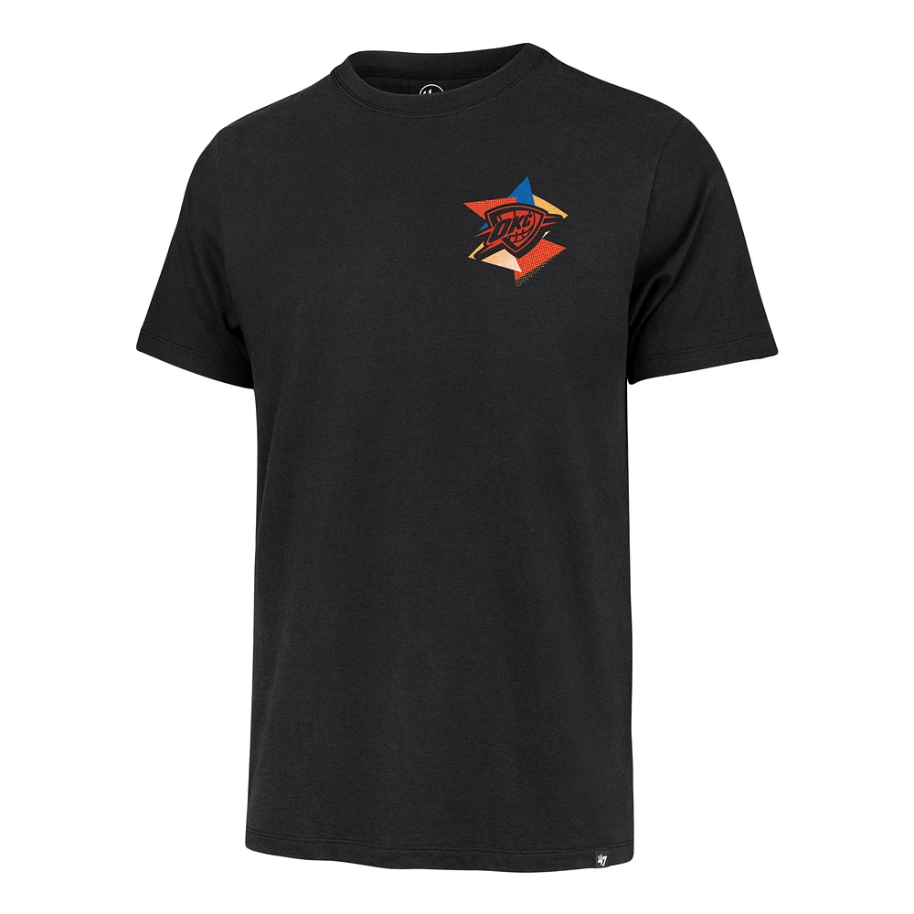 Men's '47  Black Oklahoma City Thunder Edition Backboard T-Shirt