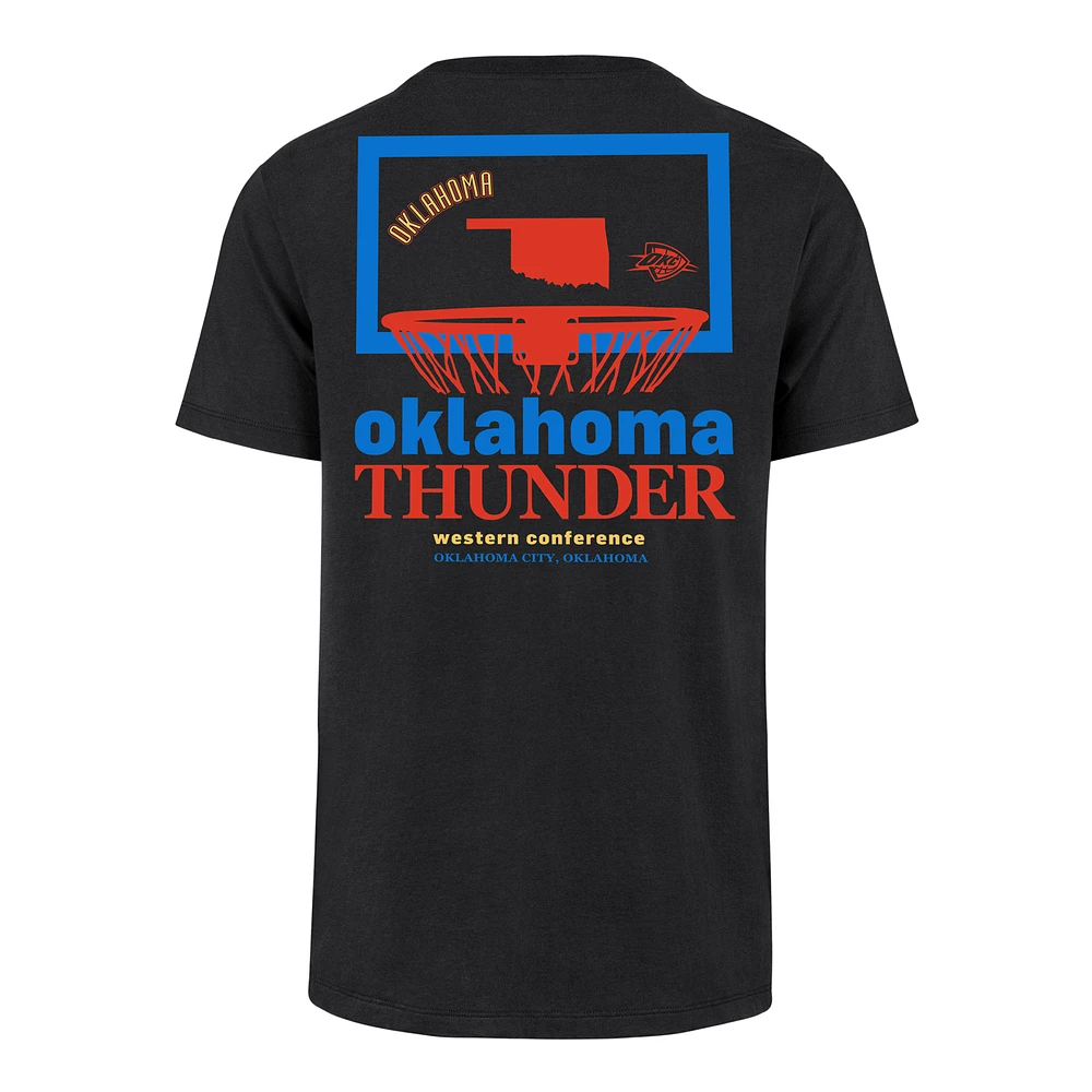 Men's '47  Black Oklahoma City Thunder Edition Backboard T-Shirt