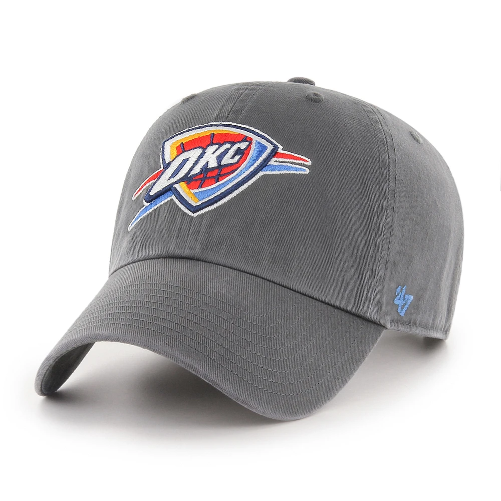 TEI THNDR CHARCOAL NBA TEI CORE LOGO CLEAN UP UNSTRUCTURED ADJ HATMENUST
