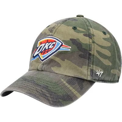 Oklahoma City Thunder '47 Clean Up Adjustable Hat - Camo