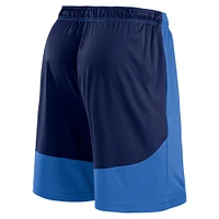 Short de performance bleu/bleu marine pour homme Oklahoma City Thunder Launch