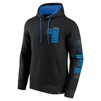 Men's Fanatics Black Oklahoma City Thunder Game Time Crossover Pullover Hoodie