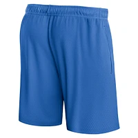 Short en maille Post Up Fanatics bleu pour hommes d'Oklahoma City Thunder