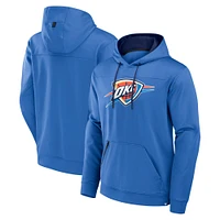 Men's Fanatics  Blue Oklahoma City Thunder Reserve Defender Pullover Hoodie