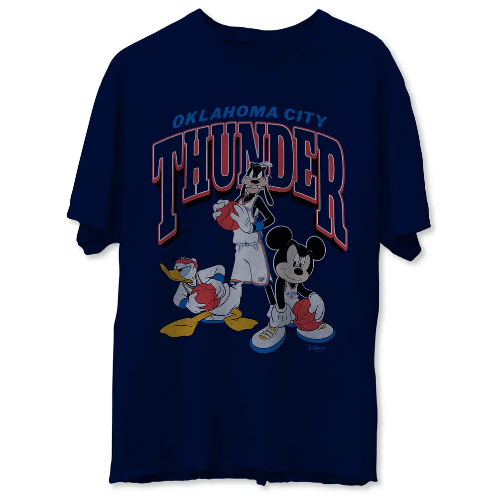 Lids Oklahoma City Thunder Junk Food Disney Mickey Squad T-Shirt - Navy