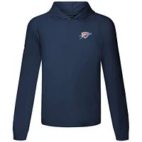 Men's Levelwear Navy Oklahoma City Thunder Dimension R Pullover Hoodie