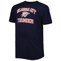 Men's Navy Oklahoma City Thunder Big & Tall Heart Soul T-Shirt