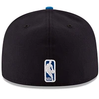 Casquette ajustée 59FIFTY 2Tone pour homme New Era Noir/Royal Oklahoma City Thunder