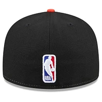 Men's New Era  Black Oklahoma City Thunder 2024/25 Edition 59FIFTY Fitted Hat