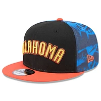 Casquette Snapback 9FIFTY City Edition 2024/25 Oklahoma City Thunder New Era noire pour homme